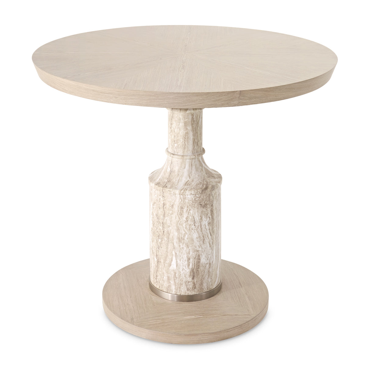 Lotus Bay Sand 40'' Round Gathering Table from Michael Amini - Luna Furniture