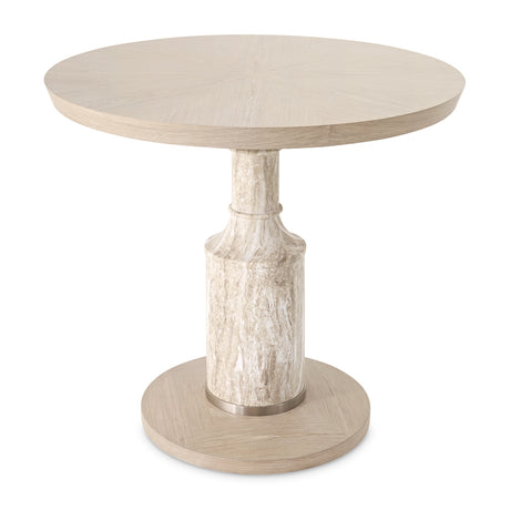 Lotus Bay Sand 40'' Round Gathering Table from Michael Amini - Luna Furniture