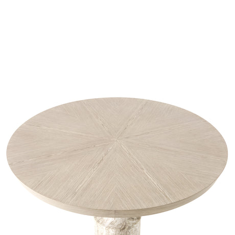 Lotus Bay Sand 40'' Round Gathering Table from Michael Amini - Luna Furniture