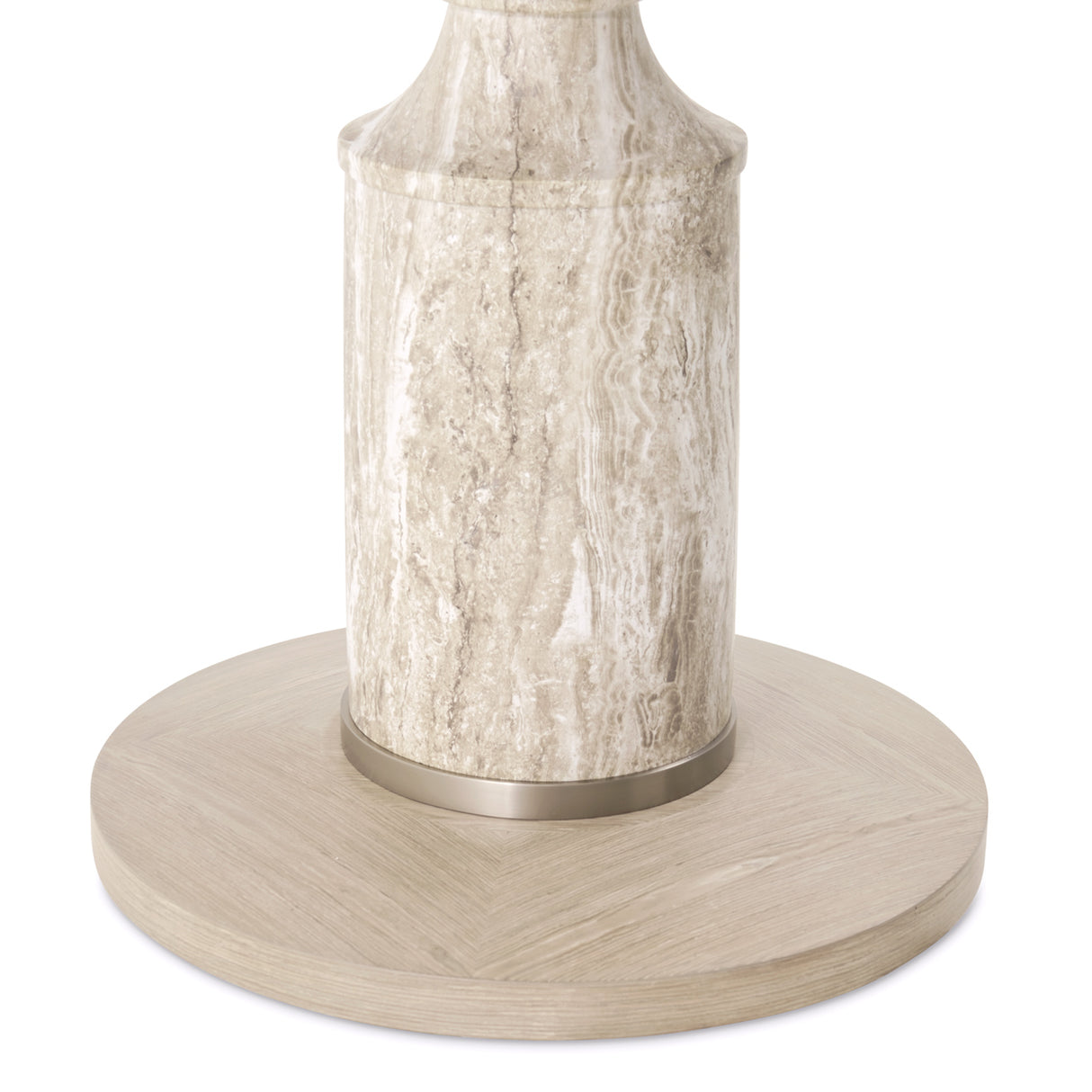 Lotus Bay Sand 40'' Round Gathering Table from Michael Amini - Luna Furniture