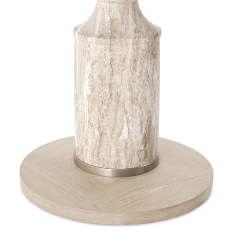 Lotus Bay Sand 40'' Round Gathering Table from Michael Amini - Luna Furniture