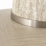 Lotus Bay Sand 40'' Round Gathering Table from Michael Amini - Luna Furniture
