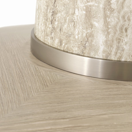 Lotus Bay Sand 40'' Round Gathering Table from Michael Amini - Luna Furniture