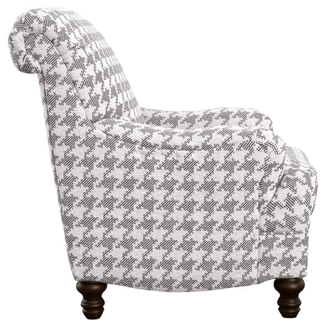 Glenn Gray Upholstered Accent Chair from Coaster - Luna Furniture