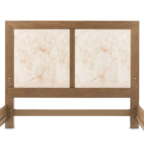 Portrait Sienna Brown Queen Panel Bed With Led Lights from Michael Amini - Luna Furniture
