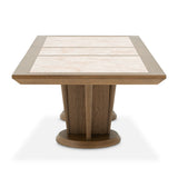 Portrait Sienna Brown Wide Rectangular Dining Table from Michael Amini - Luna Furniture
