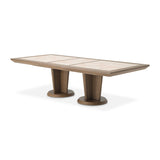 Portrait Sienna Brown Wide Rectangular Dining Table from Michael Amini - Luna Furniture