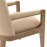 Portrait Sienna Brown Dining Arm Chair from Michael Amini - Luna Furniture