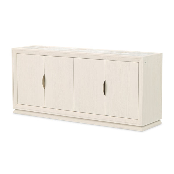 Portrait Alabaster White Sideboard with Lightup Top