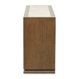 Portrait Sienna Brown Sideboard With Led Lights from Michael Amini - Luna Furniture