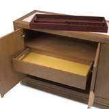 Portrait Sienna Brown Sideboard With Led Lights from Michael Amini - Luna Furniture