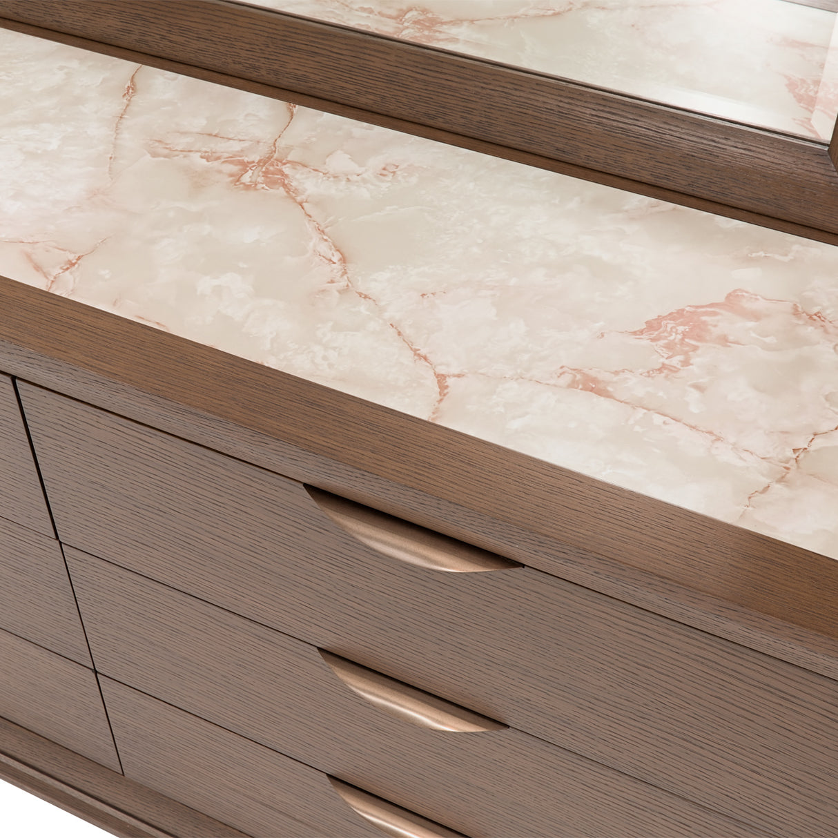 Portrait Sienna Brown Small Dresser from Michael Amini - Luna Furniture
