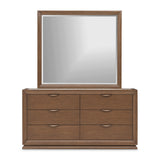 Portrait Sienna Brown Small Dresser & Mirror from Michael Amini - Luna Furniture