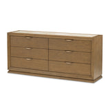 Portrait Sienna Brown Dresser With Led Lights from Michael Amini - Luna Furniture