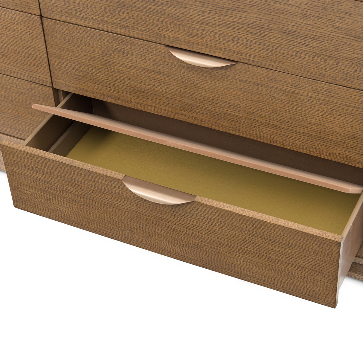 Portrait Sienna Brown Large Dresser With Mirror from Michael Amini - Luna Furniture