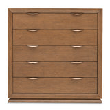 Portrait Sienna Brown 5-drawer Chest from Michael Amini - Luna Furniture