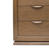 Portrait Sienna Brown 5-drawer Chest from Michael Amini - Luna Furniture