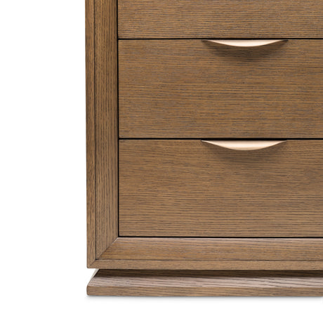 Portrait Sienna Brown 5-drawer Chest from Michael Amini - Luna Furniture