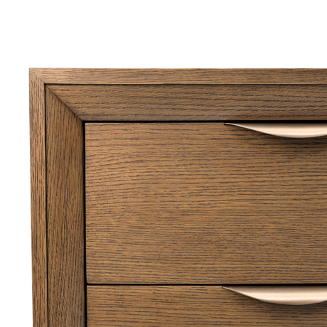 Portrait Sienna Brown 5-drawer Chest from Michael Amini - Luna Furniture