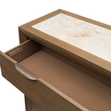 Portrait Sienna Brown 5-drawer Chest from Michael Amini - Luna Furniture