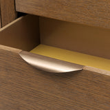 Portrait Sienna Brown 5-drawer Chest from Michael Amini - Luna Furniture