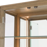 Portrait Sienna Brown Display Cabinet from Michael Amini - Luna Furniture