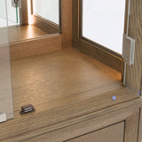 Portrait Sienna Brown Display Cabinet from Michael Amini - Luna Furniture