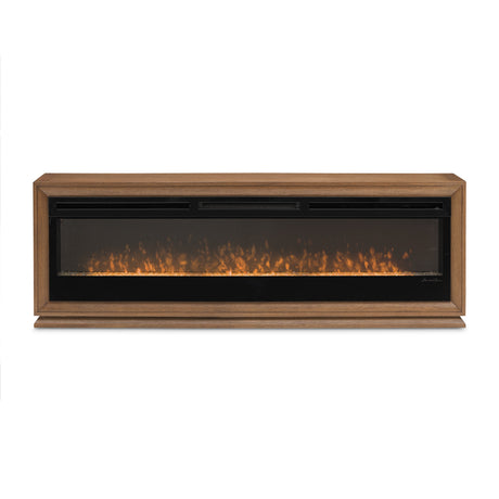Portrait Sienna Brown Fireplace With Electric Insert from Michael Amini - Luna Furniture