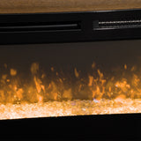 Portrait Sienna Brown Fireplace With Electric Insert from Michael Amini - Luna Furniture