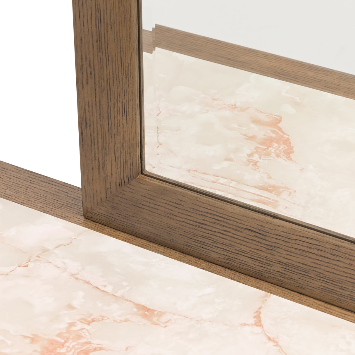 Portrait Sienna Brown Mirror from Michael Amini - Luna Furniture