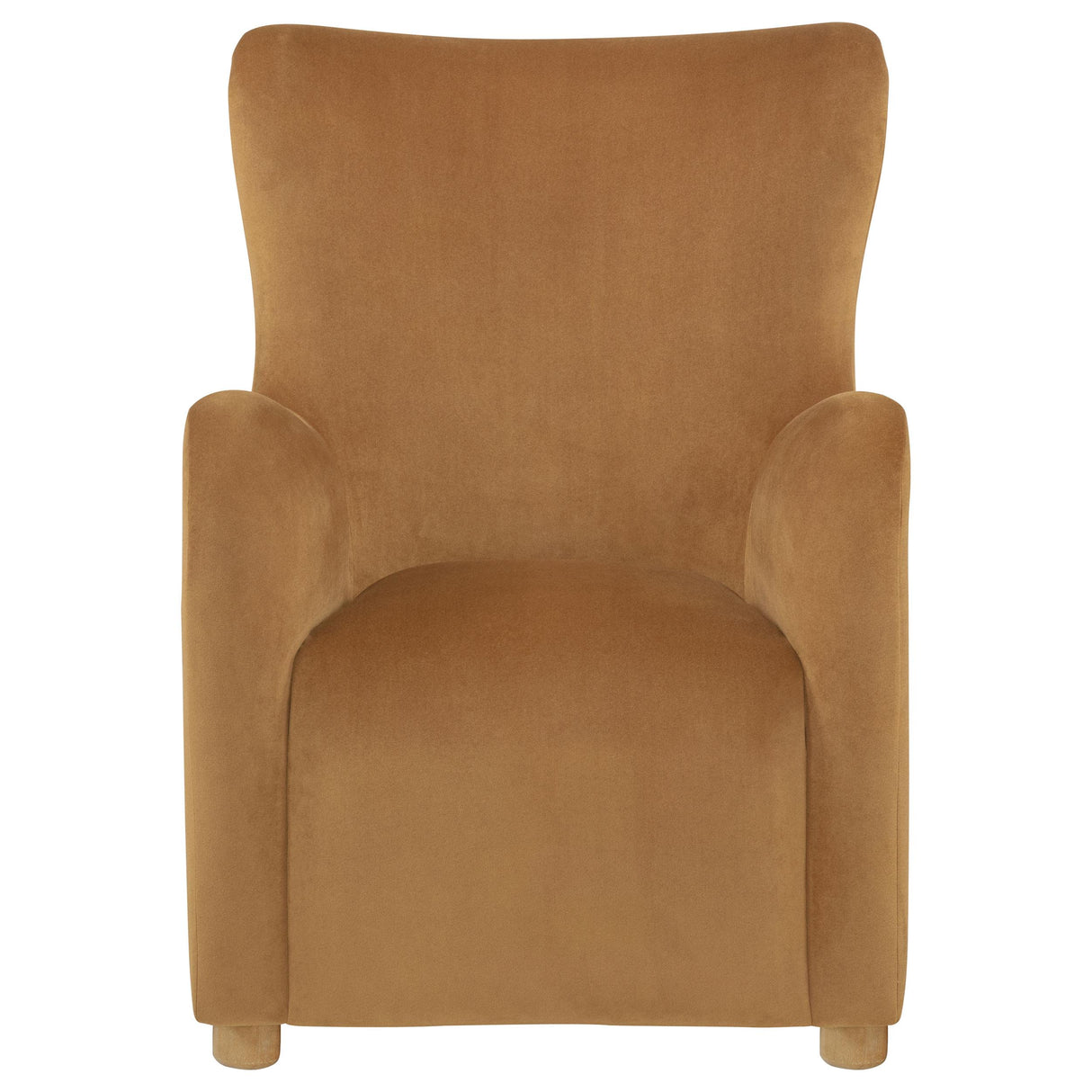 Thornton Velvet Upholstered Wingback Lounge Accent Chair Camel from Coaster - Luna Furniture