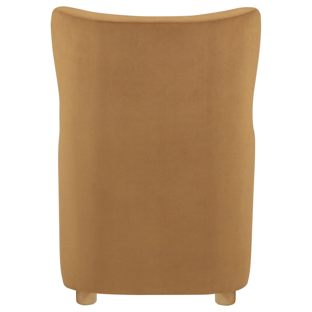 Thornton Velvet Upholstered Wingback Lounge Accent Chair Camel from Coaster - Luna Furniture