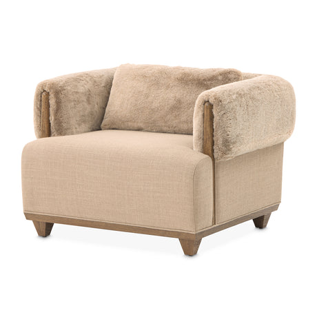 Portrait Sienna Brown Accent Chair from Michael Amini - Luna Furniture