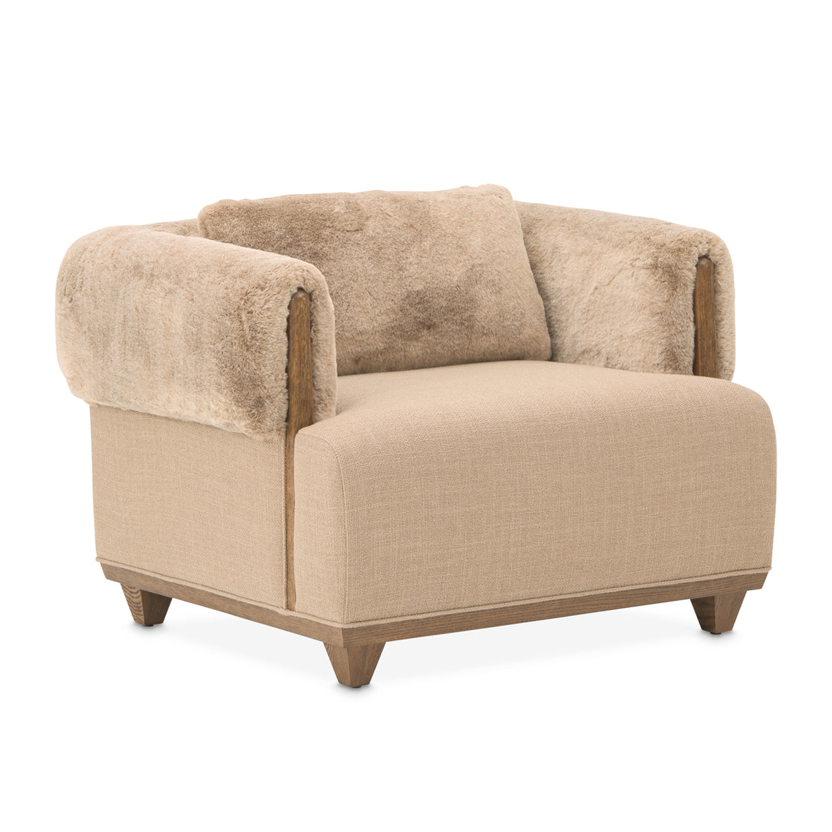 Portrait Sienna Brown Accent Chair from Michael Amini - Luna Furniture
