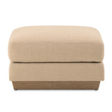 Portrait Sienna Brown Ottoman from Michael Amini - Luna Furniture