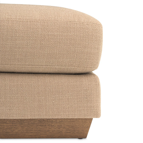 Portrait Sienna Brown Ottoman from Michael Amini - Luna Furniture