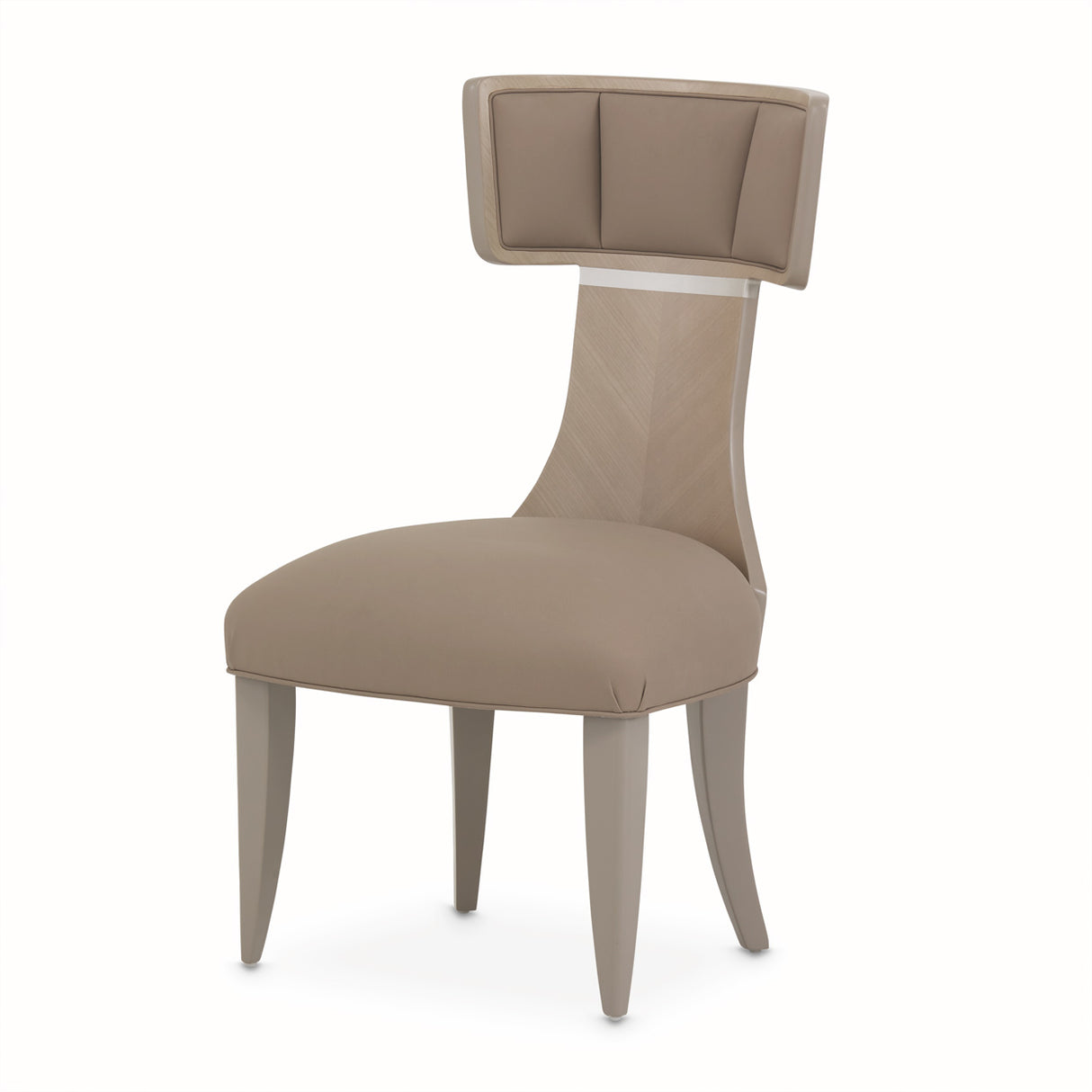 Lanterna Silver Mist Side Chair from Michael Amini - Luna Furniture