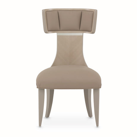 Lanterna Silver Mist Side Chair from Michael Amini - Luna Furniture