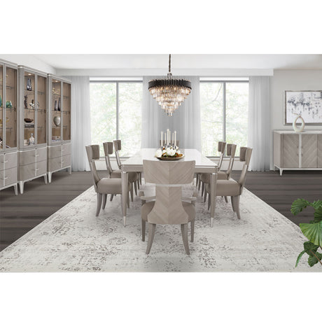 Lanterna Silver Mist Side Chair from Michael Amini - Luna Furniture