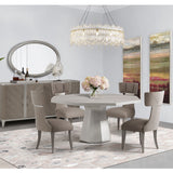 Lanterna Silver Mist Side Chair from Michael Amini - Luna Furniture