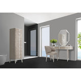 Lanterna Silver Mist Swivel Chiffonier Lingerie Chest- Living Room Storage Cabinet from Michael Amini - Luna Furniture
