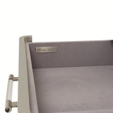Lanterna Silver Mist Swivel Chiffonier Lingerie Chest- Living Room Storage Cabinet from Michael Amini - Luna Furniture