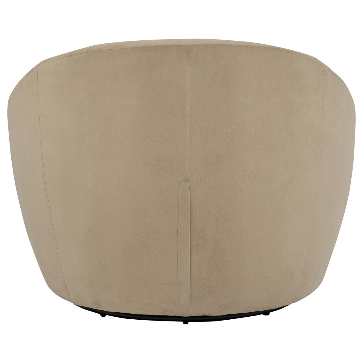 Myernick Camel Velvet Upholstered Swivel Accent Chair from Coaster - Luna Furniture
