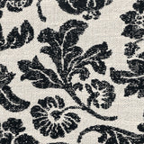 Blanchett Black Traditional Floral Upholstered Bobbin Accent Chair from Coaster - Luna Furniture