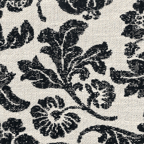 Blanchett Black Traditional Floral Upholstered Bobbin Accent Chair from Coaster - Luna Furniture