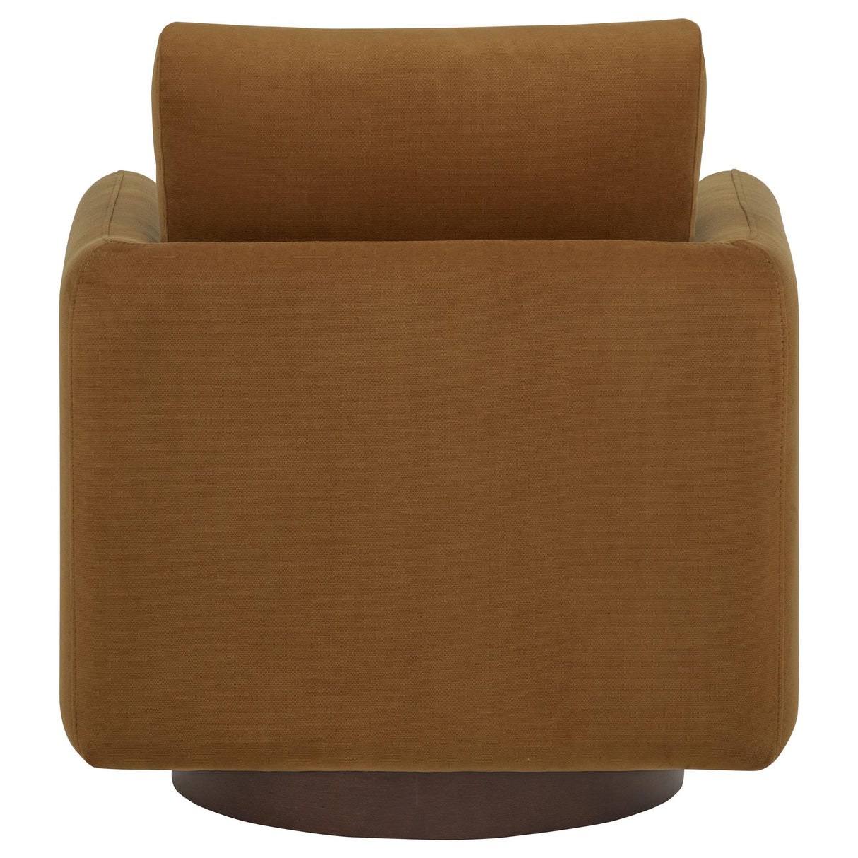 Iris Rust Fabric Upholstered Swivel Accent Chair from Coaster - Luna Furniture