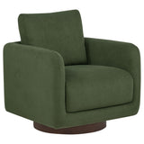 Iris Matcha Fabric Upholstered Swivel Accent Chair from Coaster - Luna Furniture