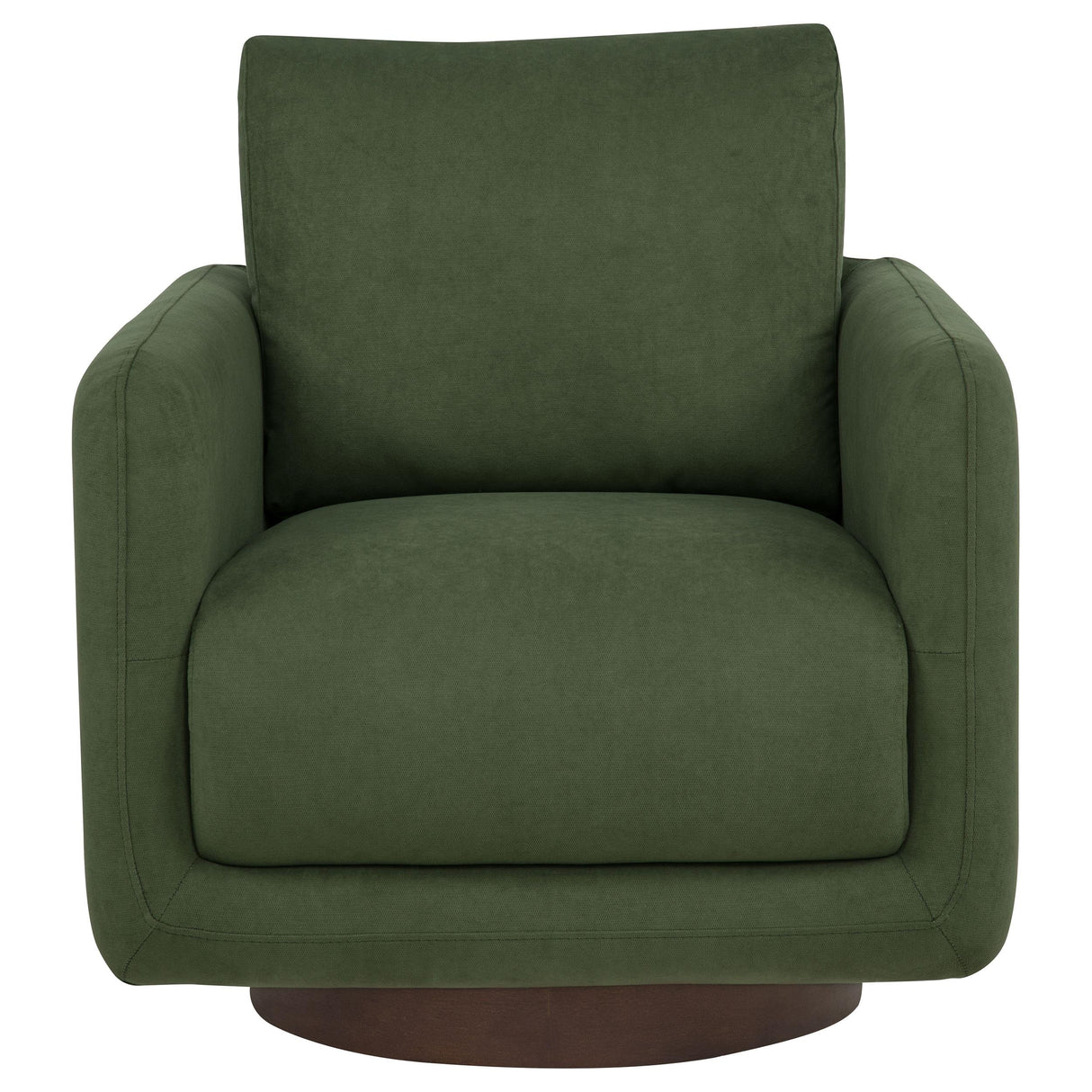 Iris Matcha Fabric Upholstered Swivel Accent Chair from Coaster - Luna Furniture