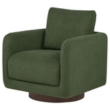 Iris Matcha Fabric Upholstered Swivel Accent Chair from Coaster - Luna Furniture