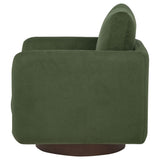 Iris Matcha Fabric Upholstered Swivel Accent Chair from Coaster - Luna Furniture